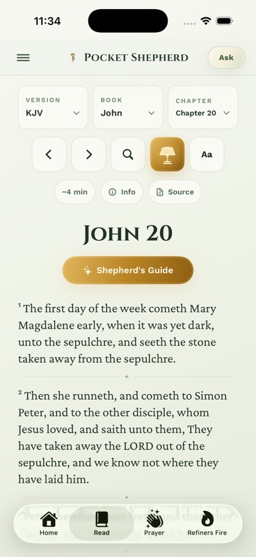 Pocket Shepherd Reader with Shepherd's Guide